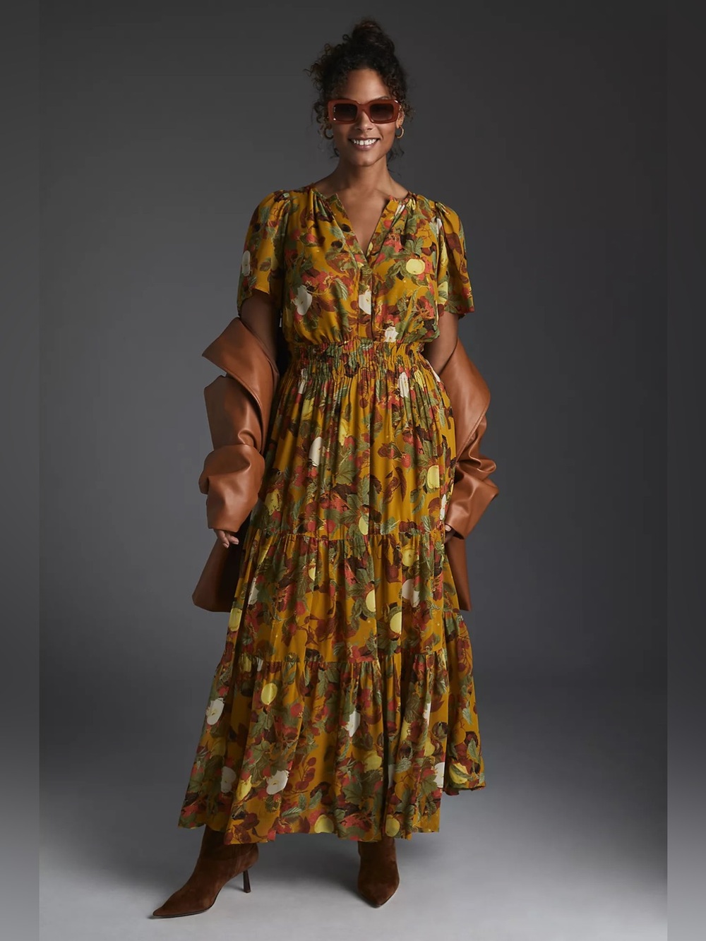 Anthropologie The Somerset Maxi Dress: Chiffon Edition